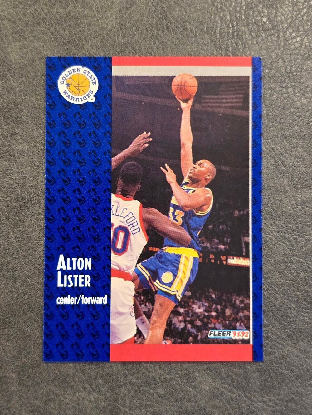 1991-92 Fleer #287 Alton Lister Golden State Warriors Basketball Card